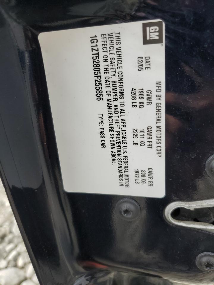 2005 Chevrolet Malibu Ls VIN: 1G1ZT52805F255856 Lot: 62006244