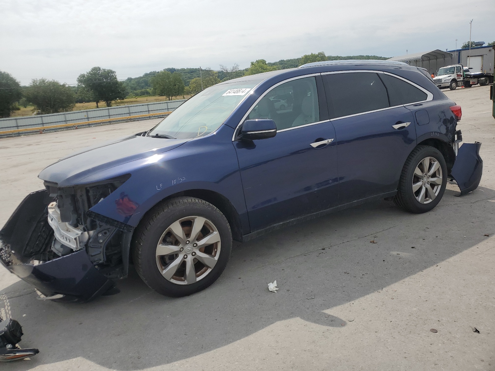 2016 Acura Mdx Advance vin: 5FRYD4H94GB009408