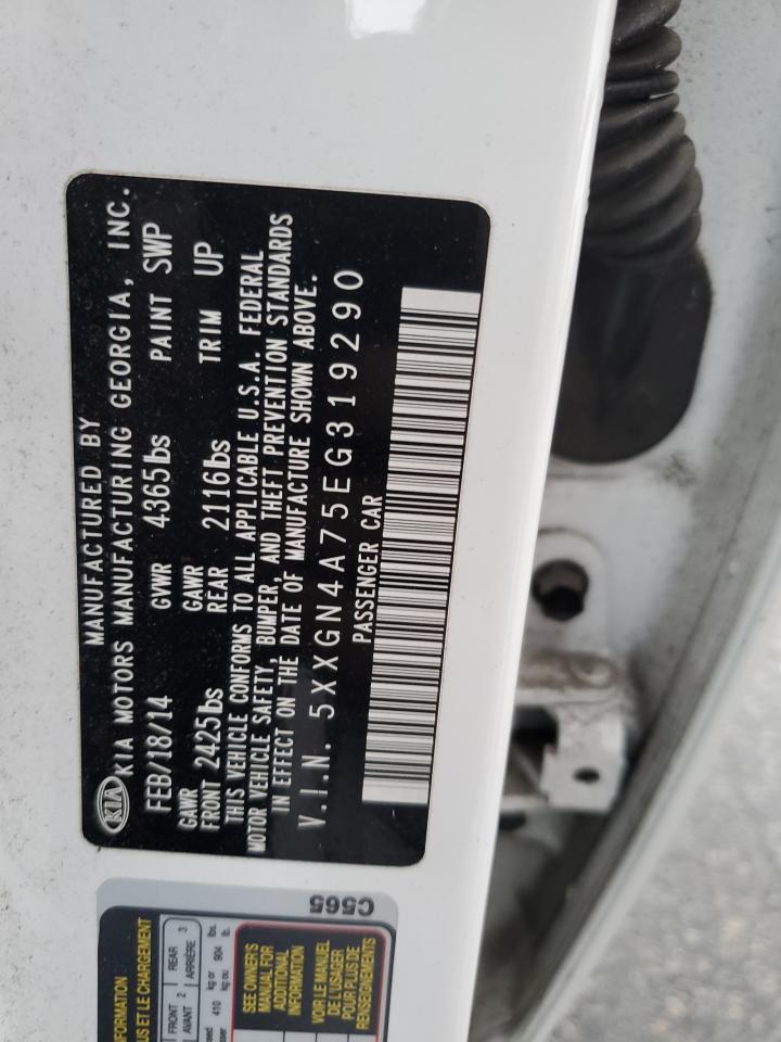 2014 Kia Optima Ex VIN: 5XXGN4A75EG319290 Lot: 61281564