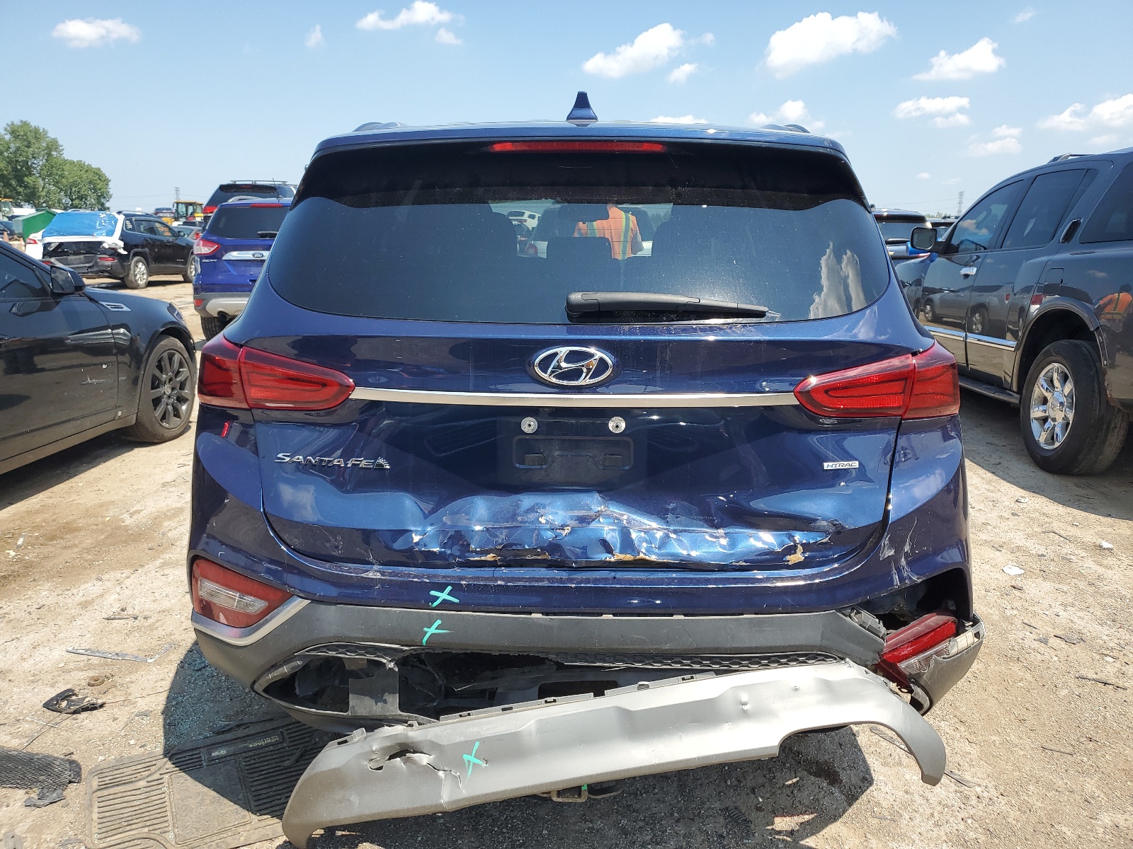 5NMS3CAD4LH257170 2020 Hyundai Santa Fe Sel