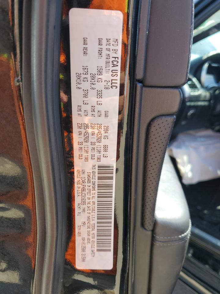 2018 Jeep Grand Cherokee Trackhawk VIN: 1C4RJFN96JC316355 Lot: 61517134