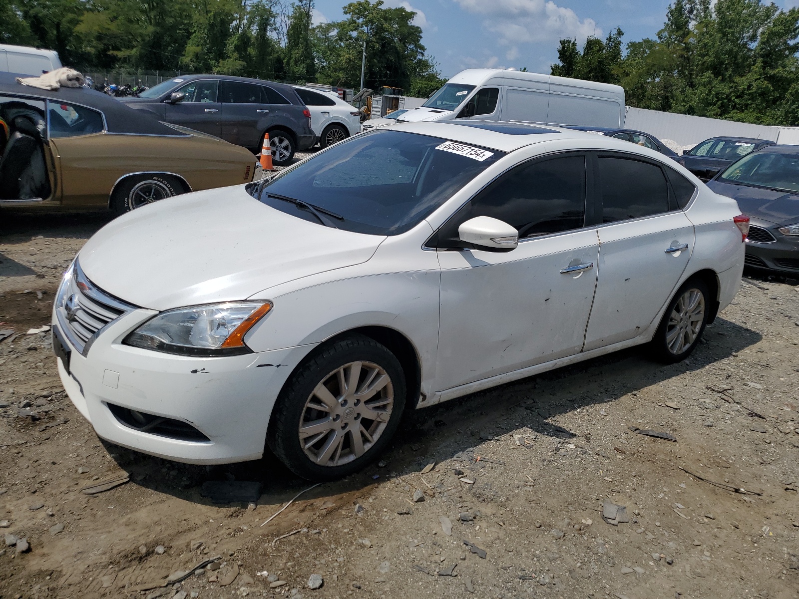 2014 Nissan Sentra S vin: 3N1AB7AP7EY308897