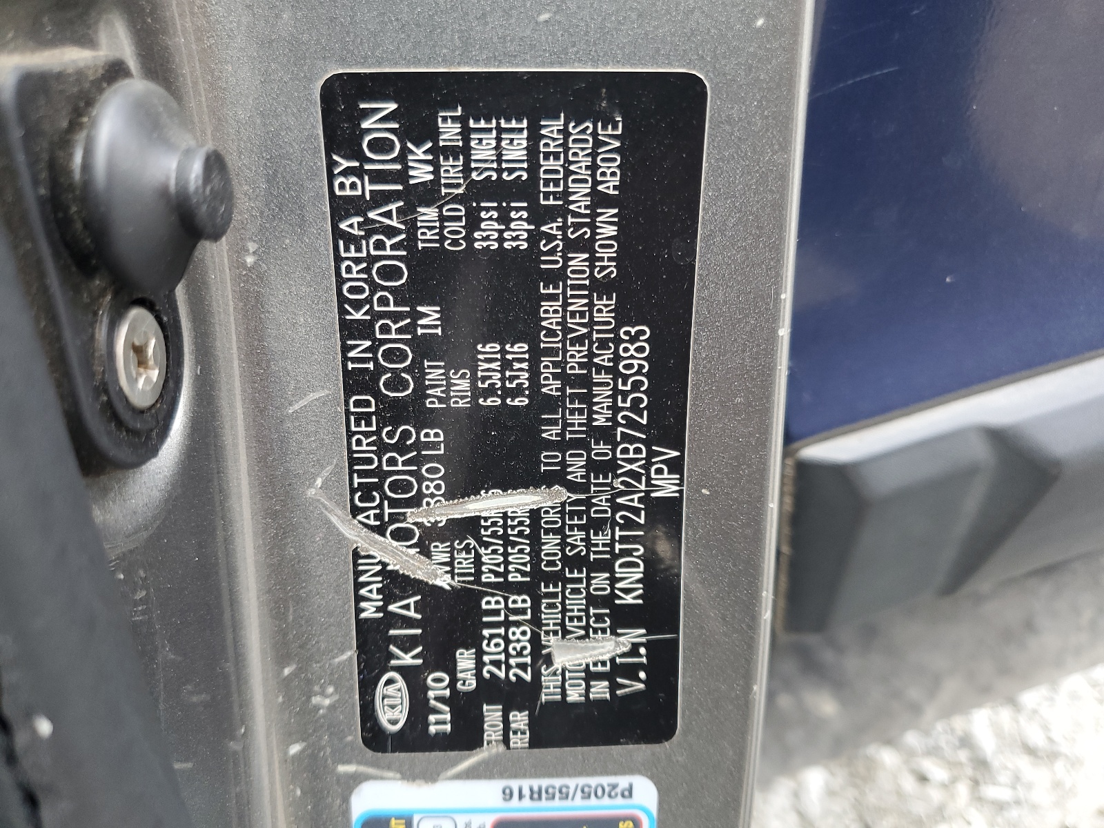 KNDJT2A2XB7255983 2011 Kia Soul +