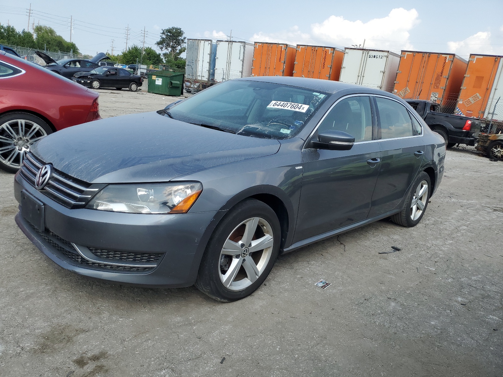 2014 Volkswagen Passat S vin: 1VWAS7A36EC039209