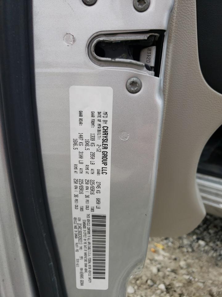 2012 Chrysler Town & Country Touring VIN: 2C4RC1BG9CR282213 Lot: 62324924