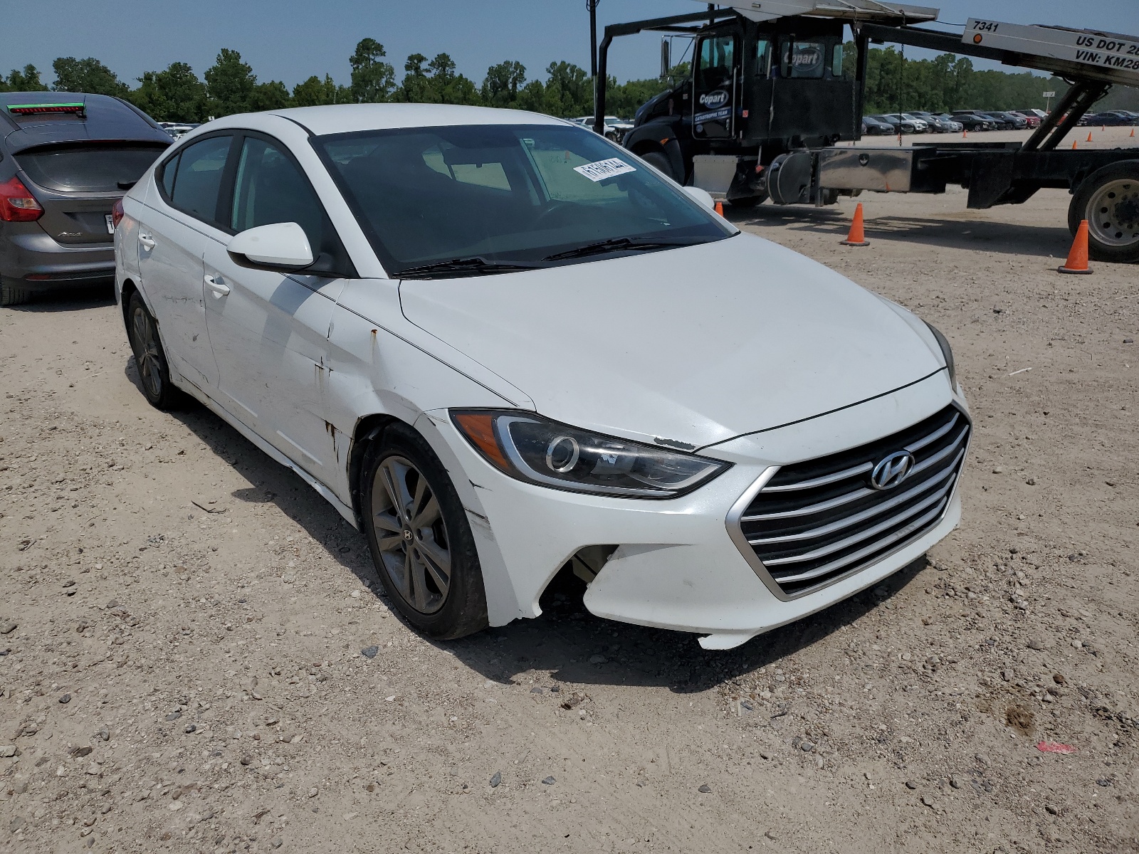 2018 Hyundai Elantra Sel vin: 5NPD84LF0JH380317