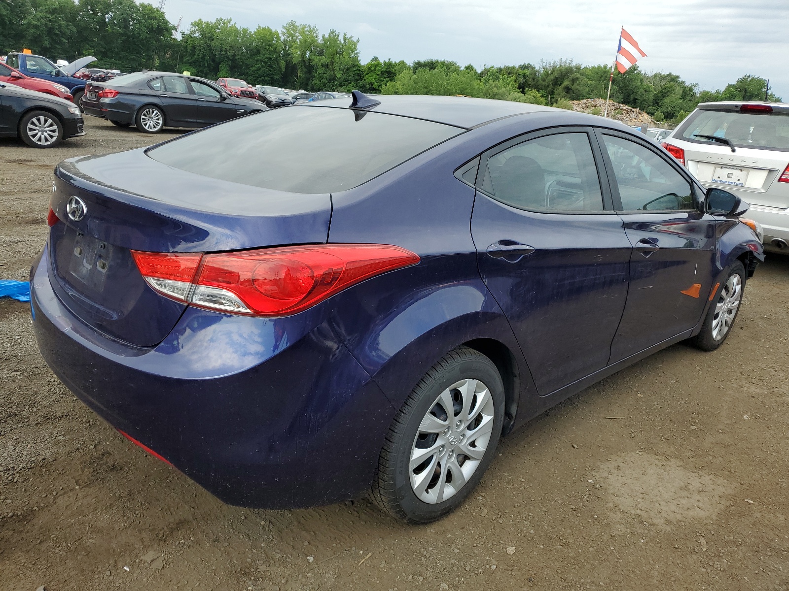 2013 Hyundai Elantra Gls vin: 5NPDH4AE6DH229965