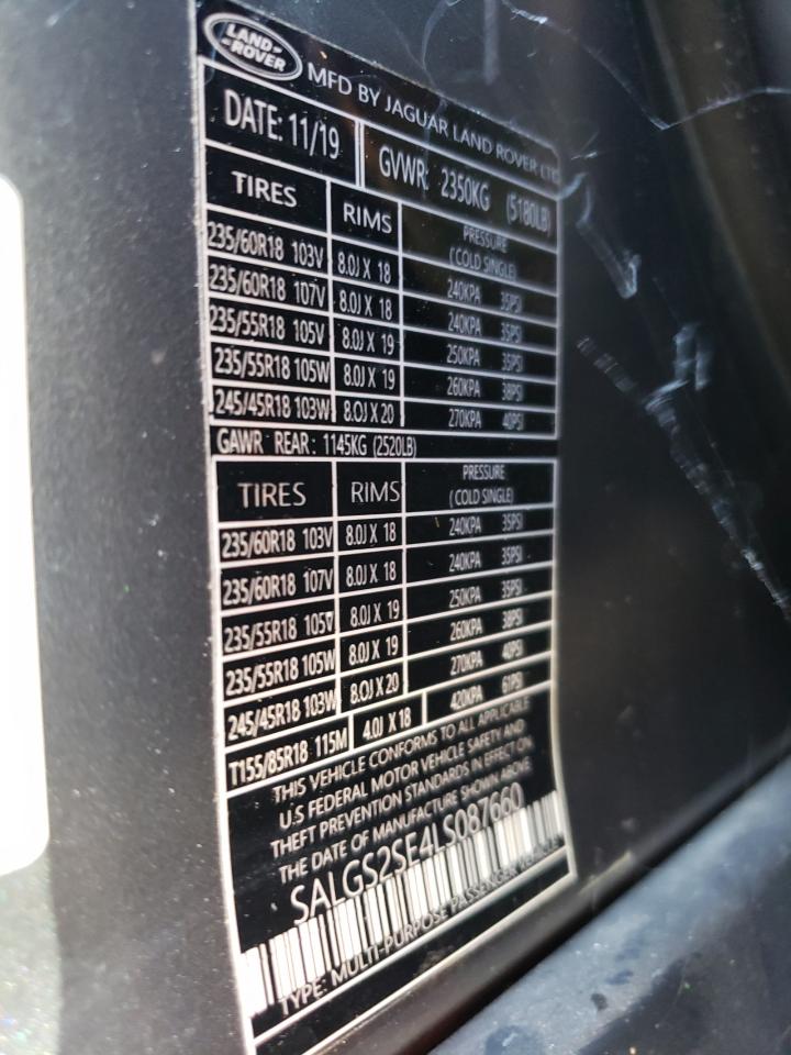 2018 Land Rover Range Rover Sport Svr VIN: SALWZ2SE5JA803041 Lot: 64051844