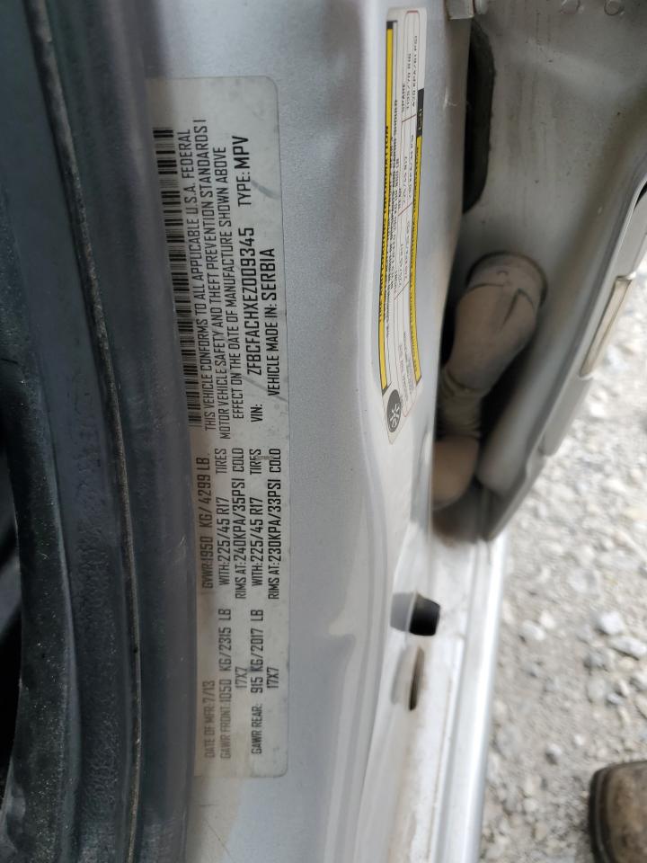 2014 Fiat 500L Lounge VIN: ZFBCFACHXEZ009345 Lot: 61806784