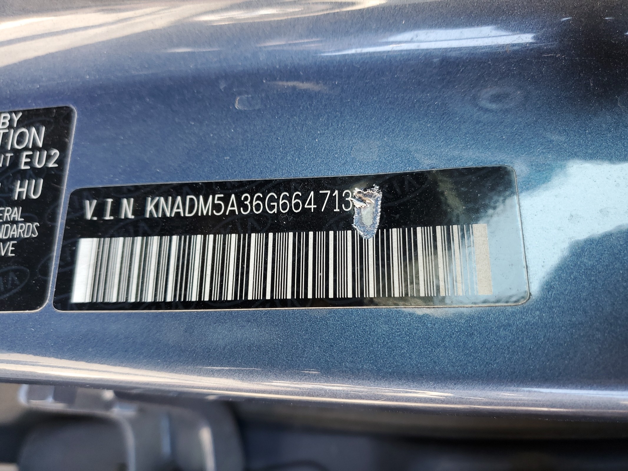 KNADM5A36G6647132 2016 Kia Rio Lx