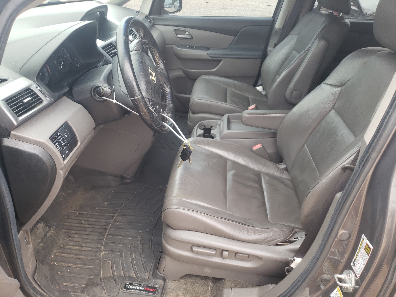 5FNRL5H92CB075741 2012 Honda Odyssey Touring