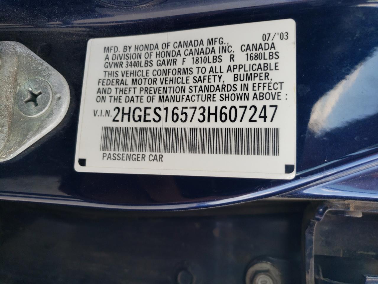 2003 Honda Civic - Image 13