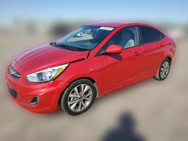  HYUNDAI ACCENT 2017 Красный