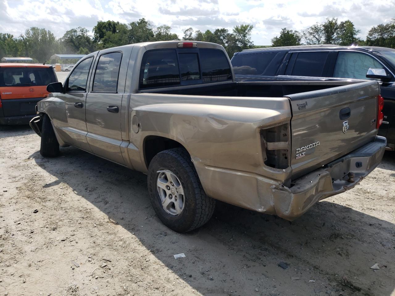 2007 Dodge Dakota Quad Slt VIN: 1D7HE48J47S120929 Lot: 65650494