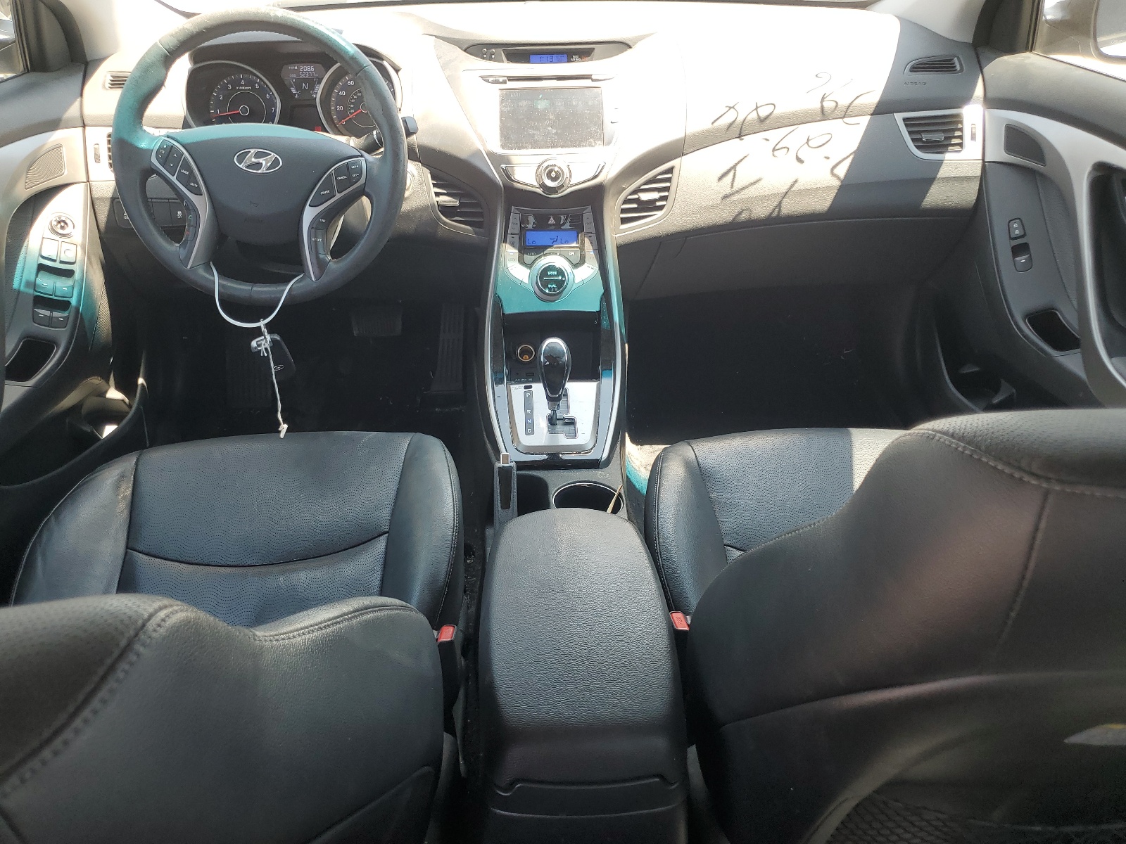 KMHDH4AEXDU707855 2013 Hyundai Elantra Gls