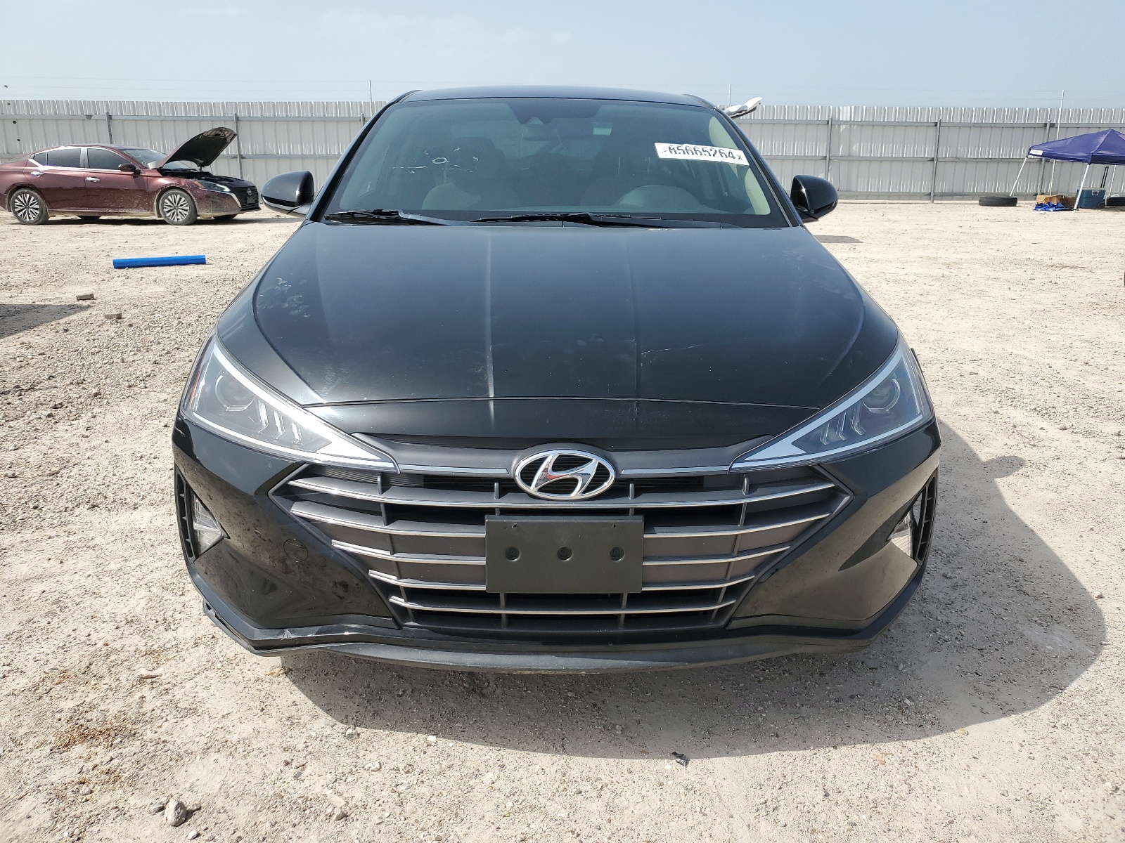 2019 Hyundai Elantra Sel vin: KMHD84LF5KU854751