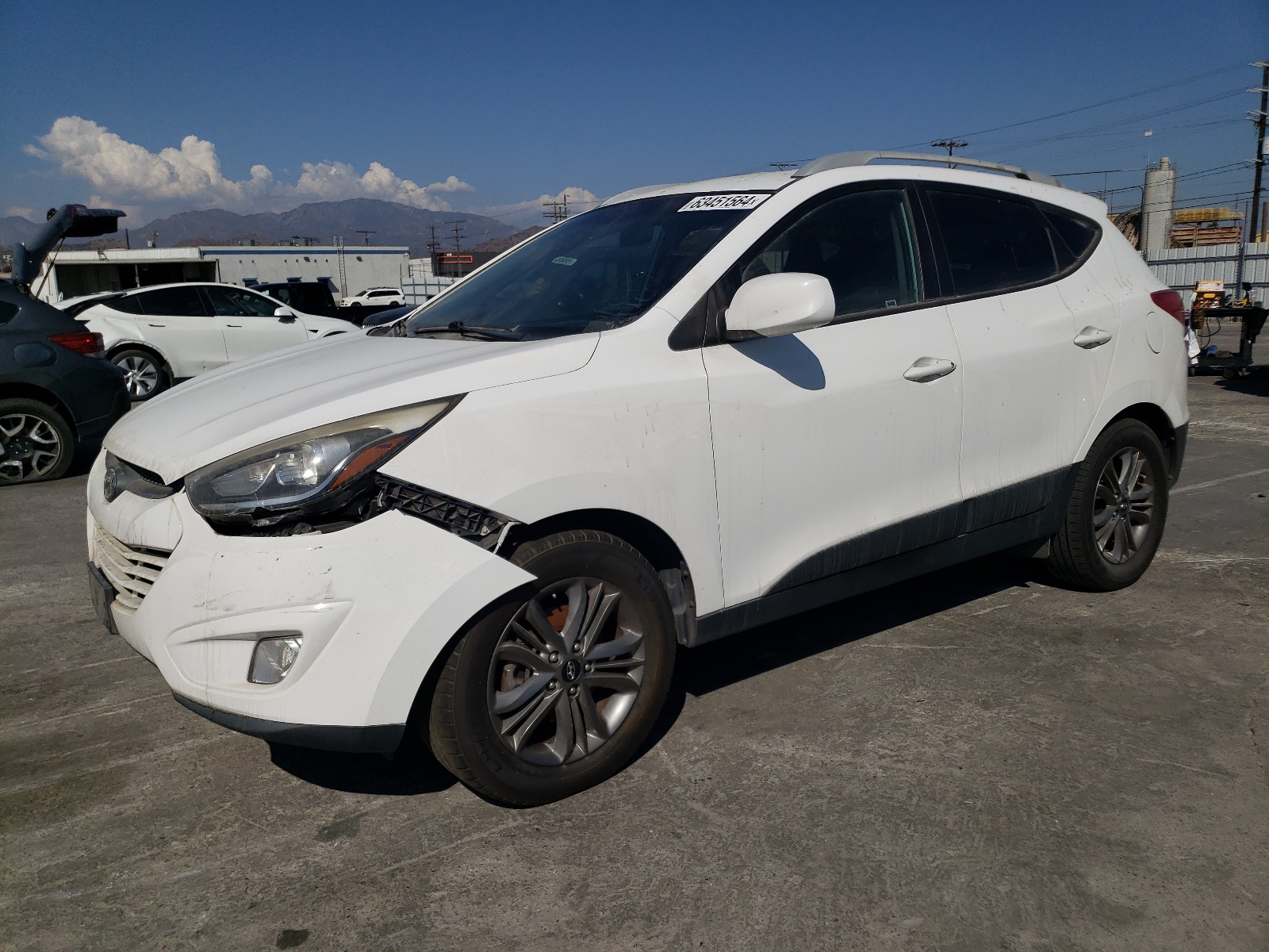 2014 Hyundai Tucson Gls vin: KM8JU3AG0EU826851