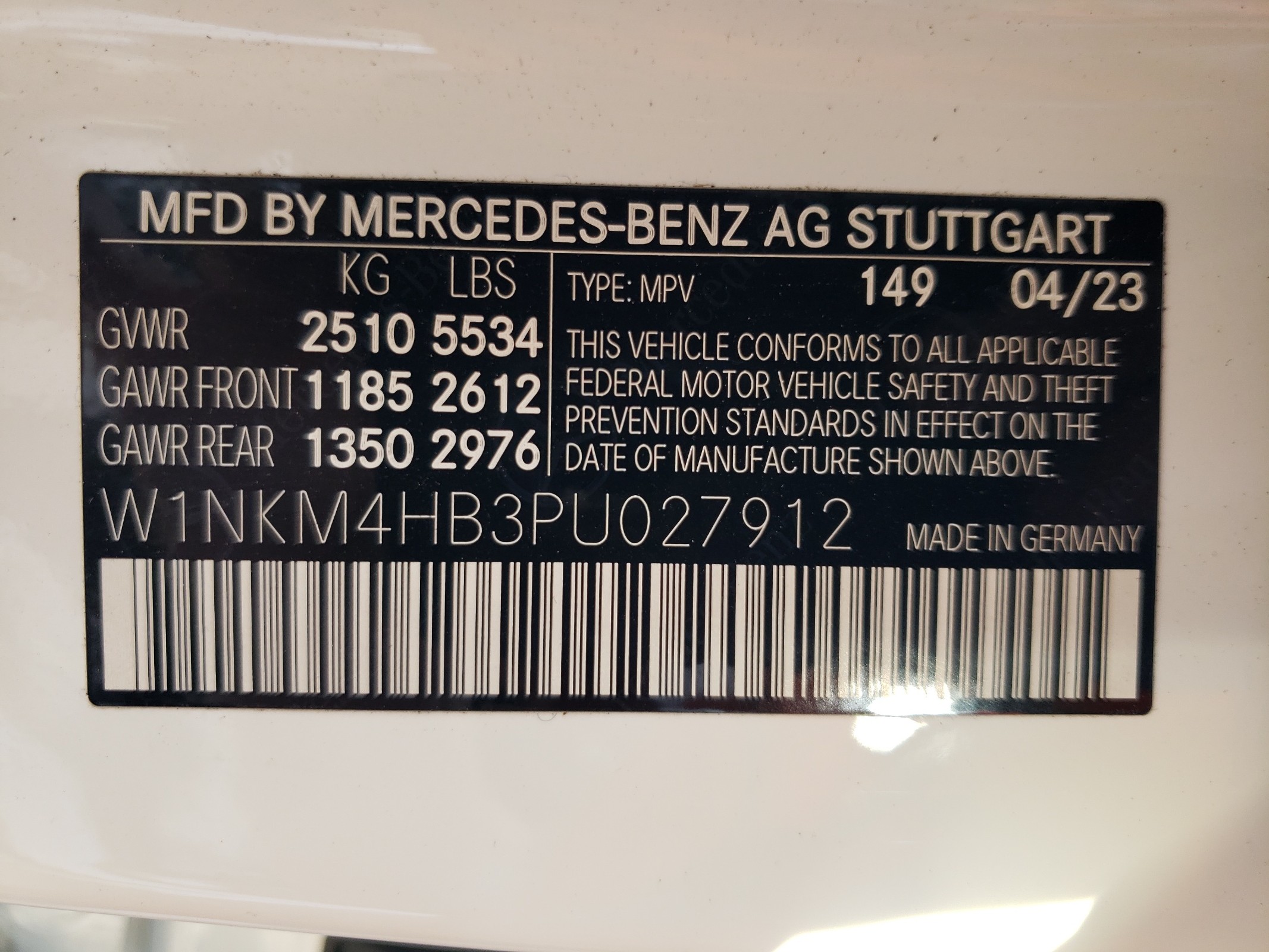 W1NKM4HB3PU027912 2023 Mercedes-Benz Glc 300 4Matic