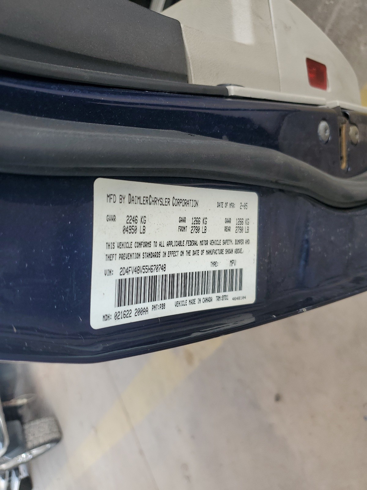 2D4FV48V55H670748 2005 Dodge Magnum Sxt