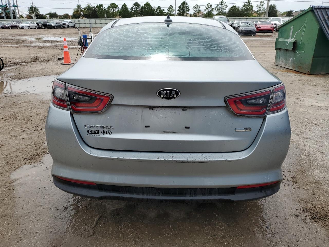 2014 Kia Optima Hybrid VIN: KNAGM4ADXE5075162 Lot: 62889514