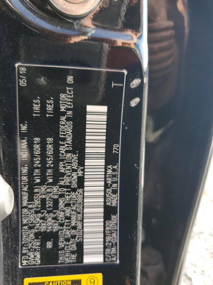 2018 Toyota Highlander Le VIN: 5TDZARFHXJS038856 Lot: 63932894