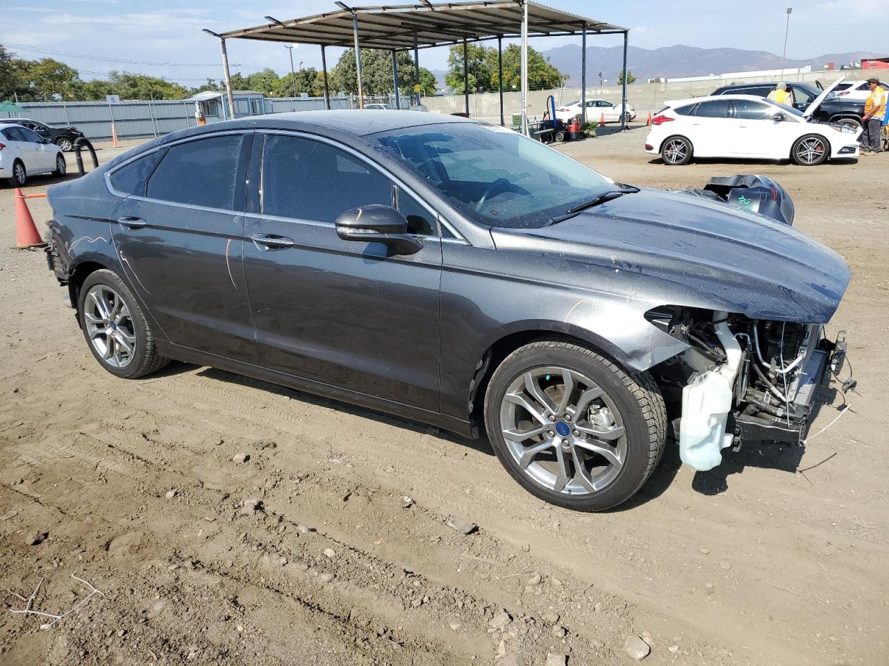 2019 Ford Fusion Sel VIN: 3FA6P0CD7KR232480 Lot: 63275374