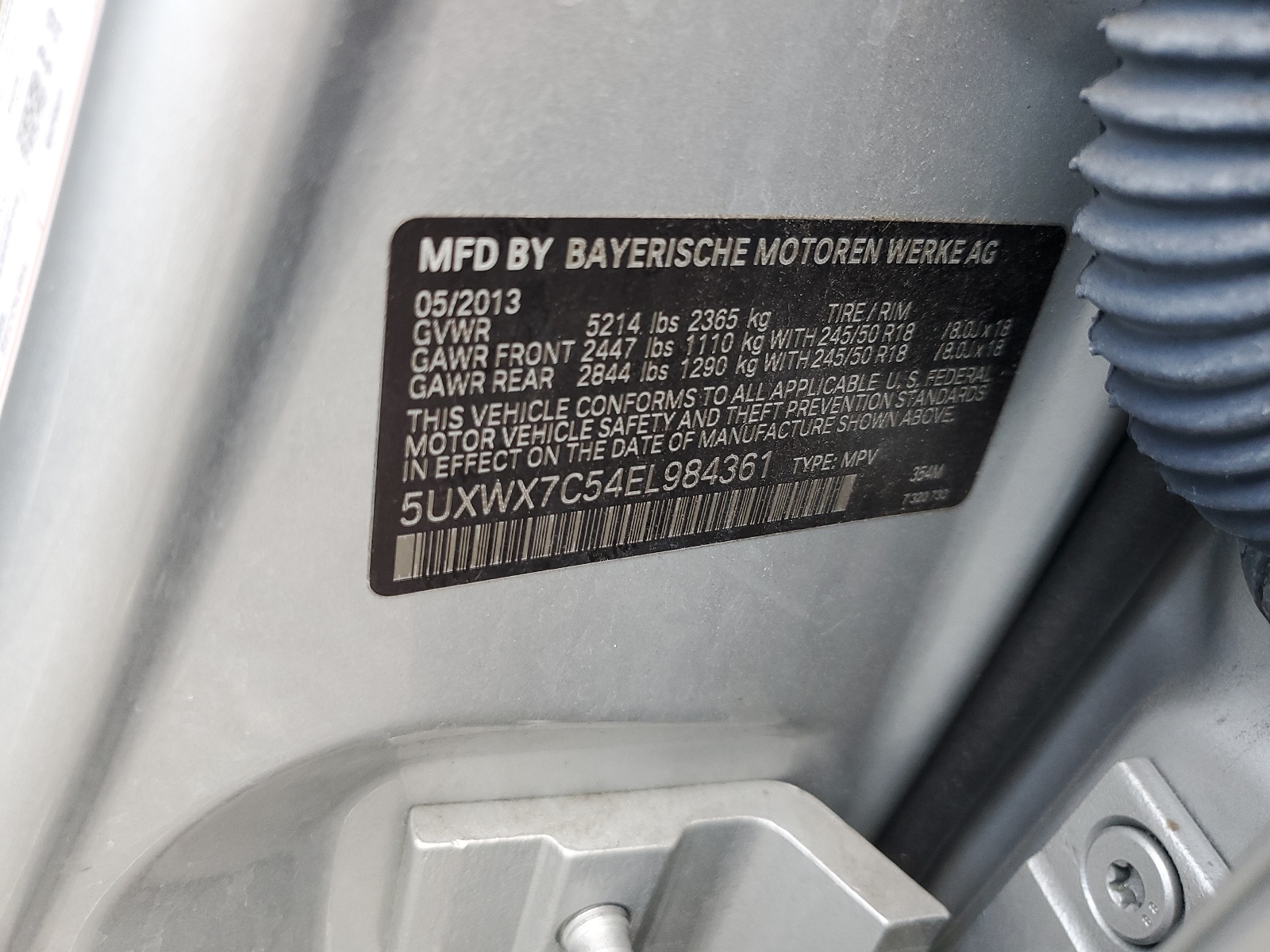 5UXWX7C54EL984361 2014 BMW X3 xDrive35I