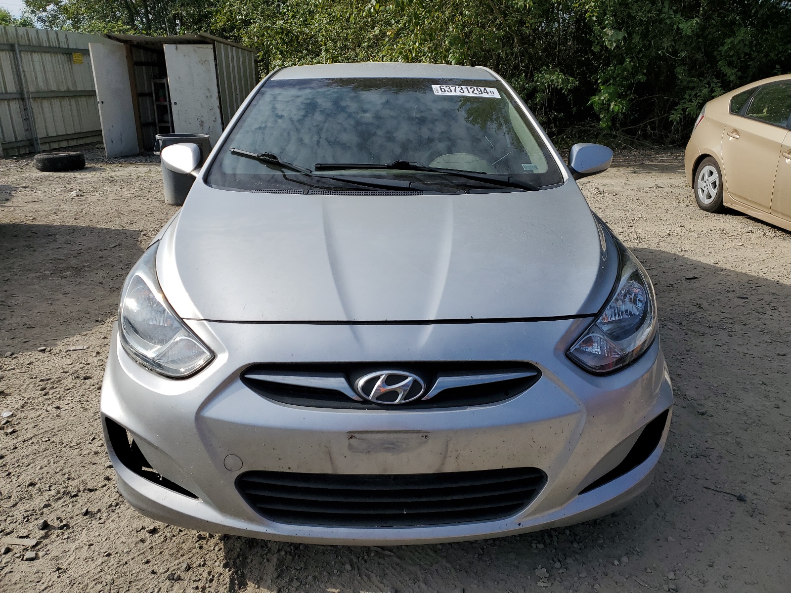 2012 Hyundai Accent Gls vin: KMHCU4AE6CU048405