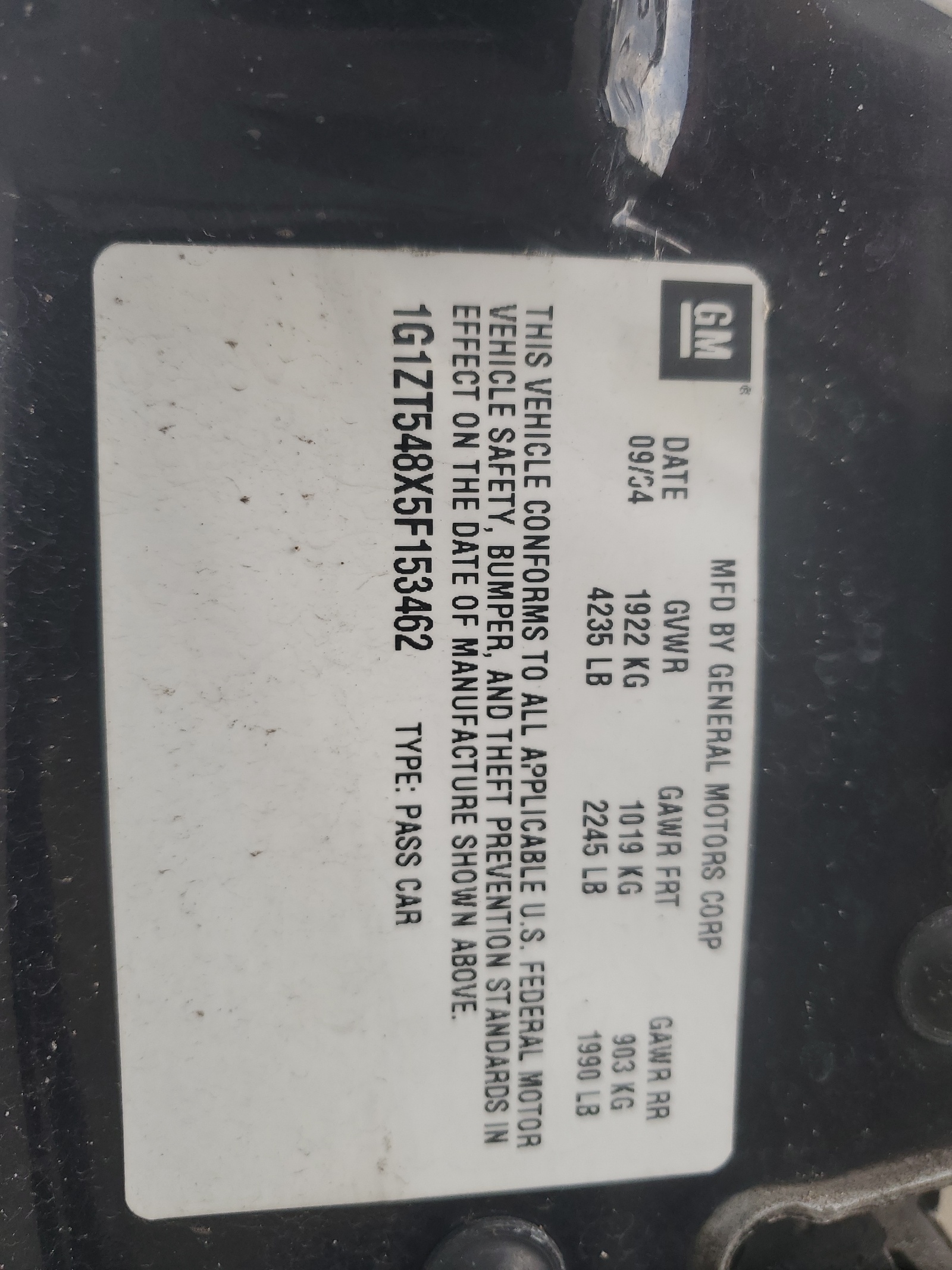 1G1ZT548X5F153462 2005 Chevrolet Malibu Ls