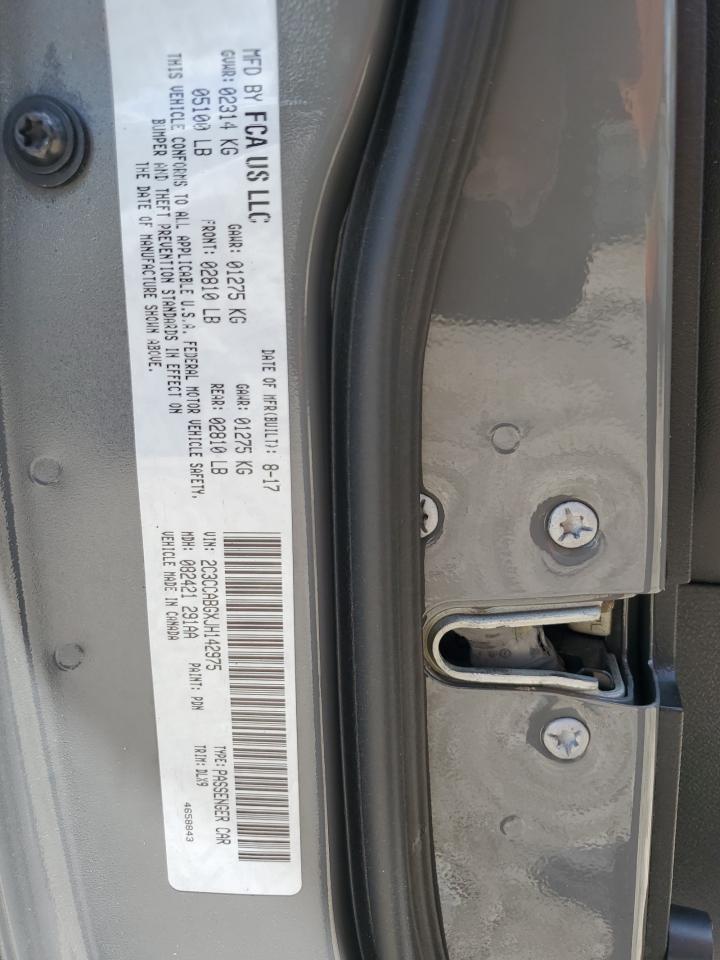 2018 Chrysler 300 S VIN: 2C3CCABGXJH142975 Lot: 63670614