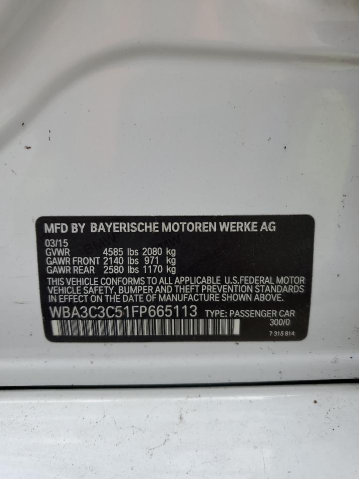 WBA3C3C51FP665113 2015 BMW 320 I xDrive