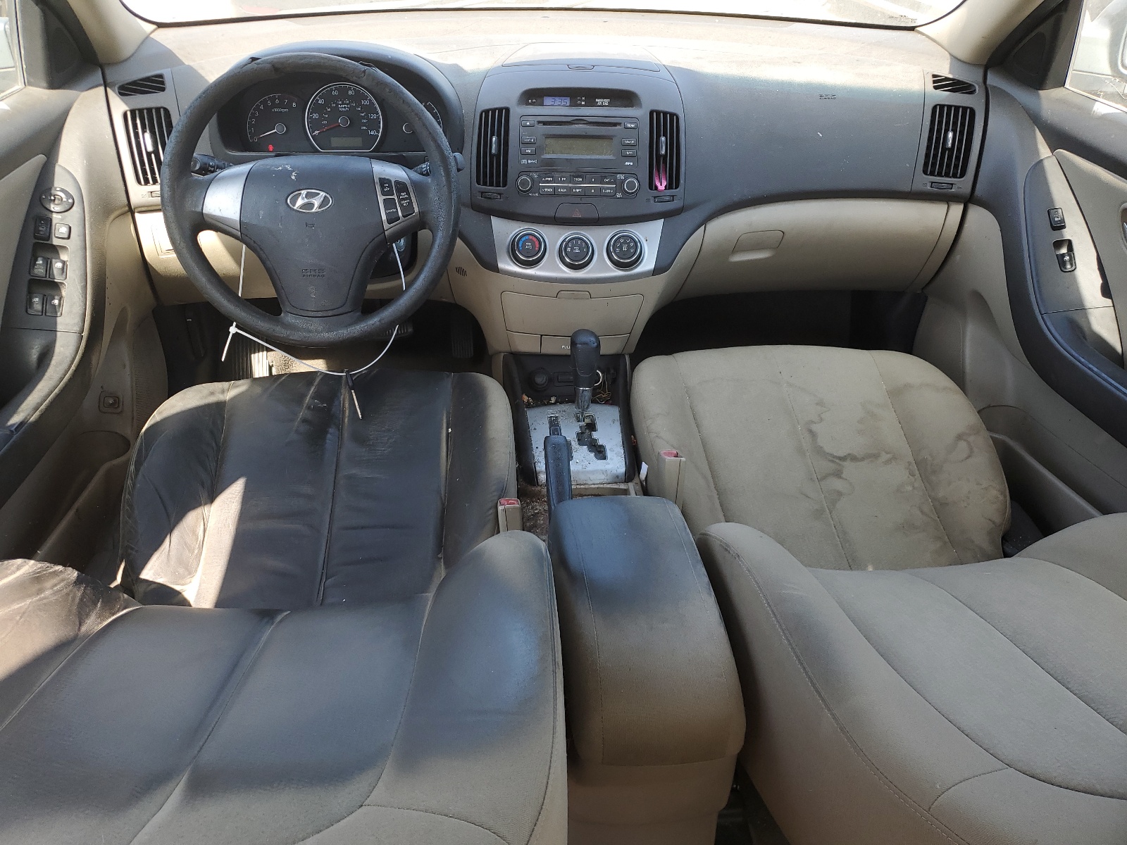 KMHDU4AD0AU023525 2010 Hyundai Elantra Blue