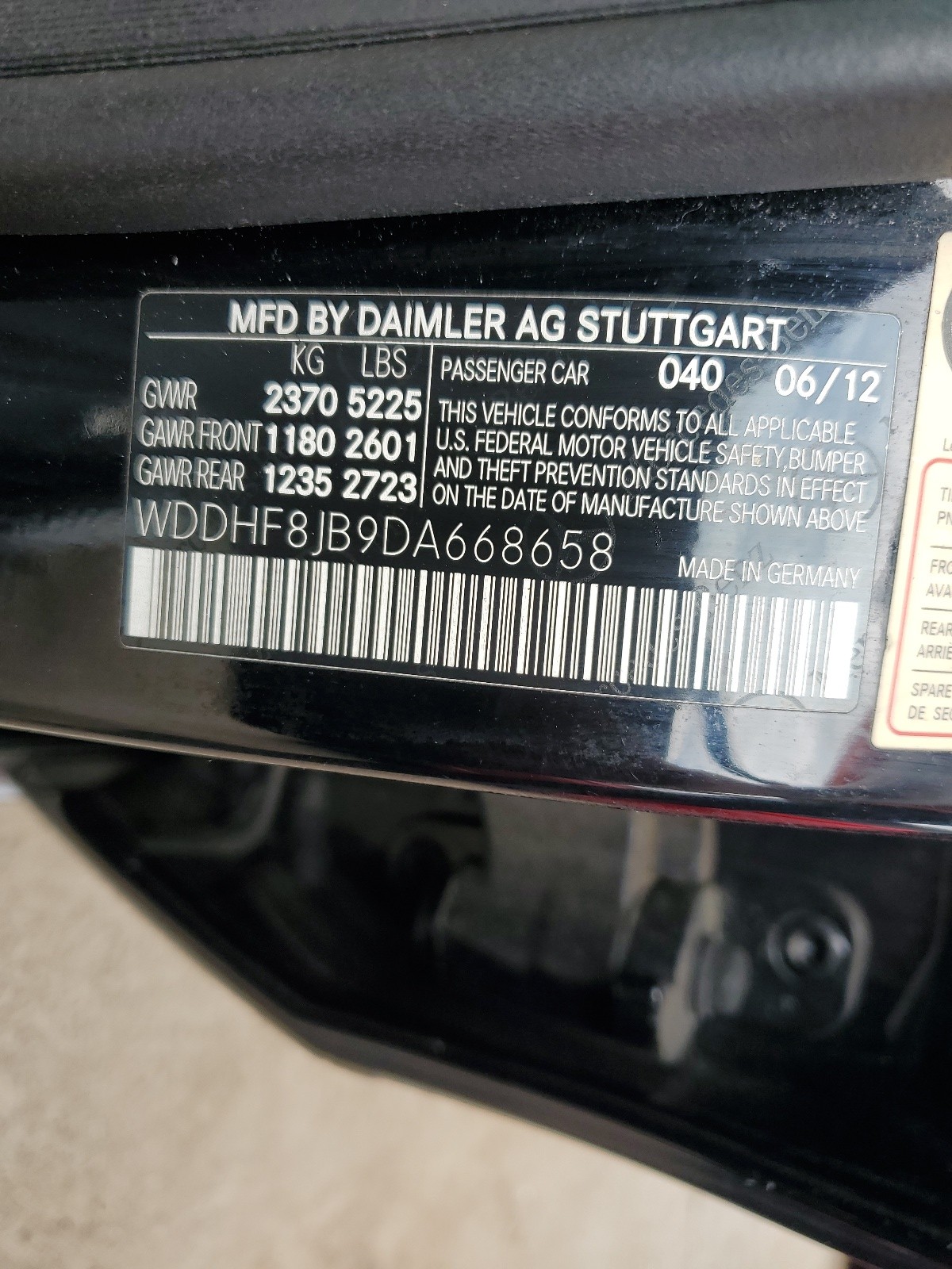 WDDHF8JB9DA668658 2013 Mercedes-Benz E 350 4Matic