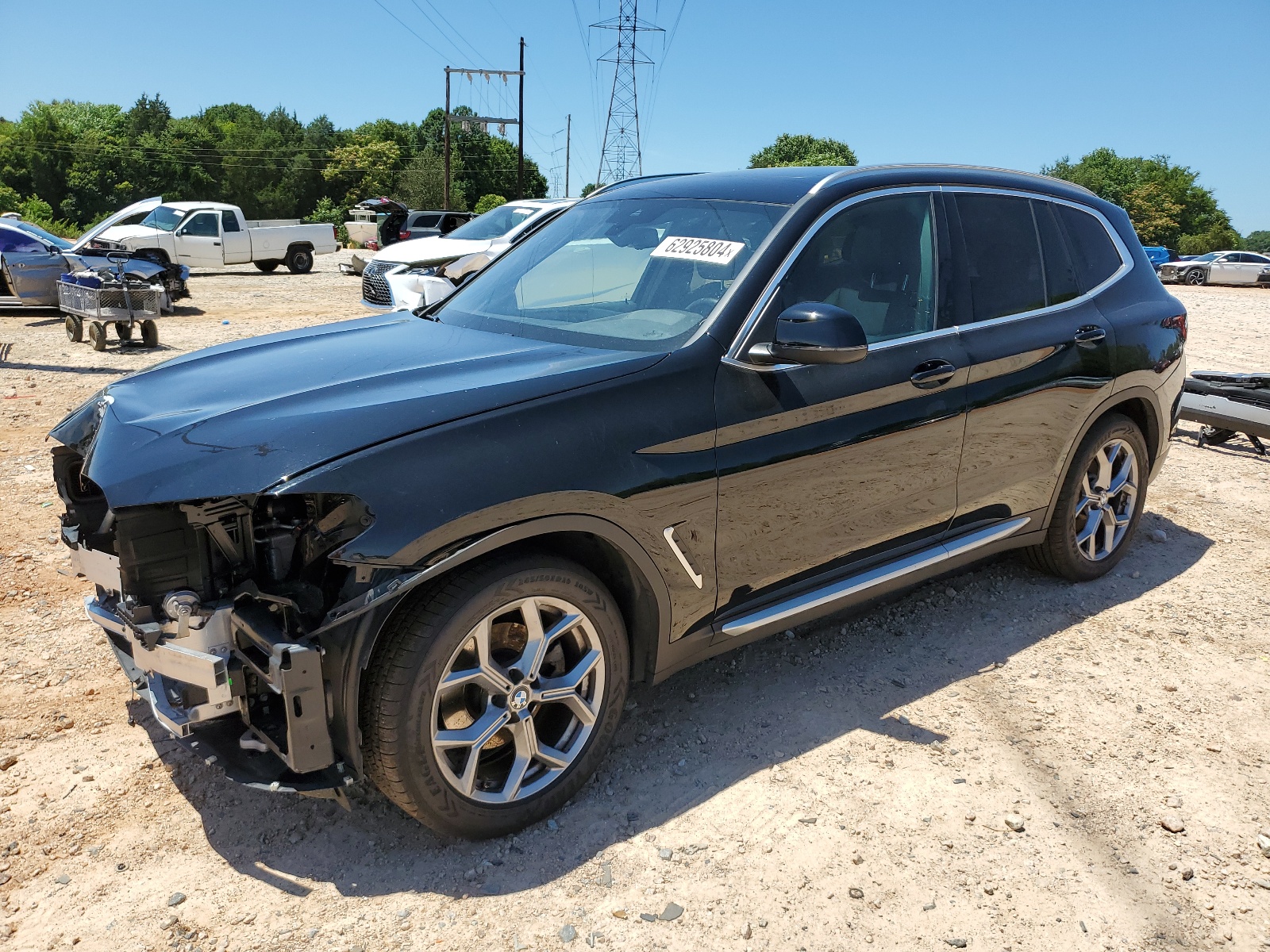 2023 BMW X3 xDrive30I vin: 5UX53DP06P9R81353