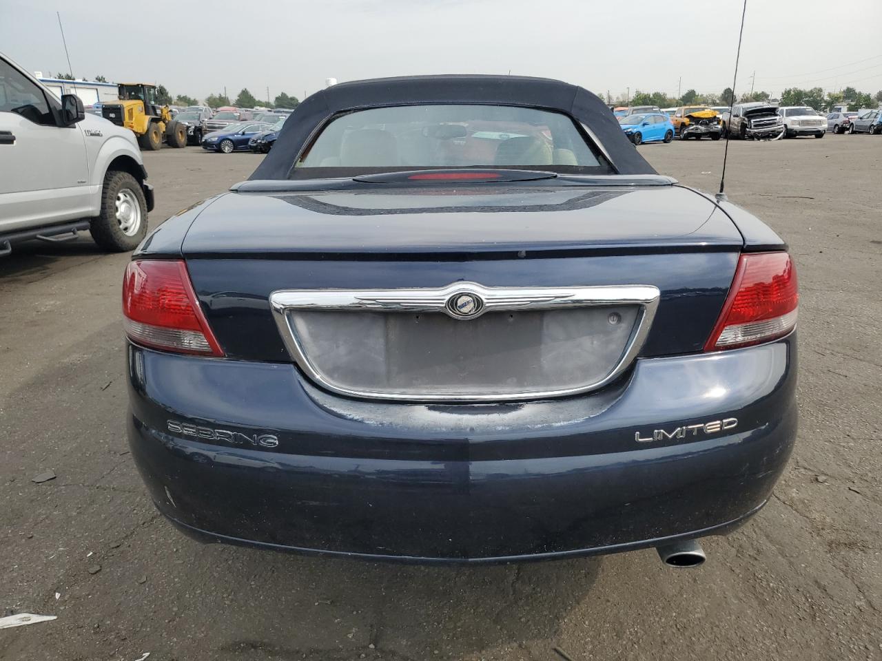 2001 Chrysler Sebring Limited VIN: 1C3EL65U91N595788 Lot: 64044714