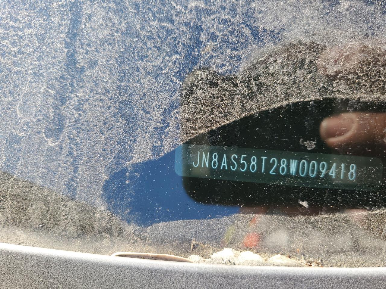 2008 Nissan Rogue S VIN: JN8AS58T28W009418 Lot: 62757784