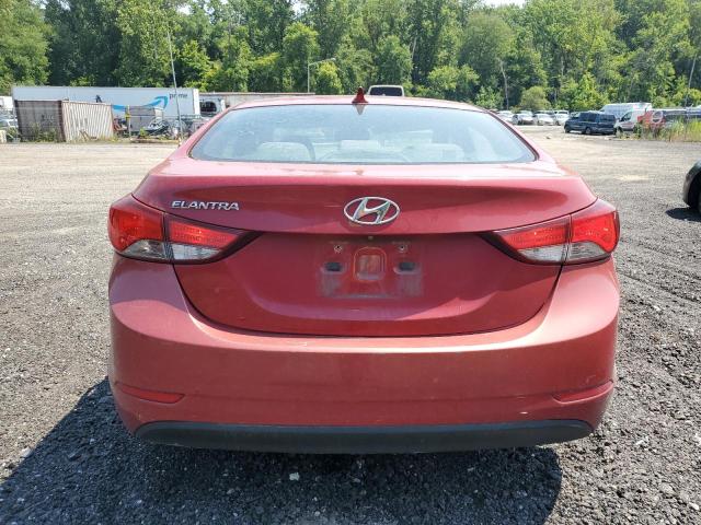  HYUNDAI ELANTRA 2015 Czerwony