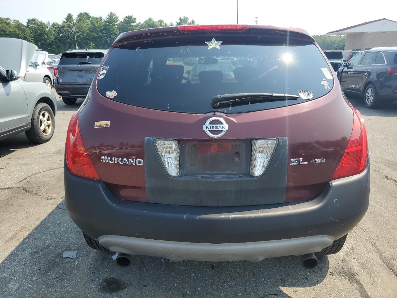 2005 Nissan Murano Sl VIN: JN8AZ08W65W429140 Lot: 62570394