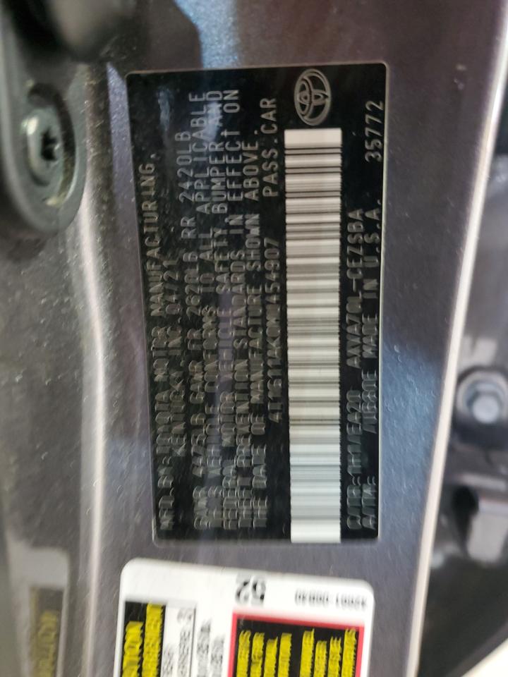 4T1G11AK0MU454907 2021 Toyota Camry Se