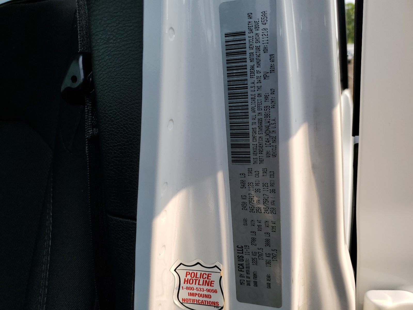 1C4HJXDN4LW198159 2020 Jeep Wrangler Unlimited Sport