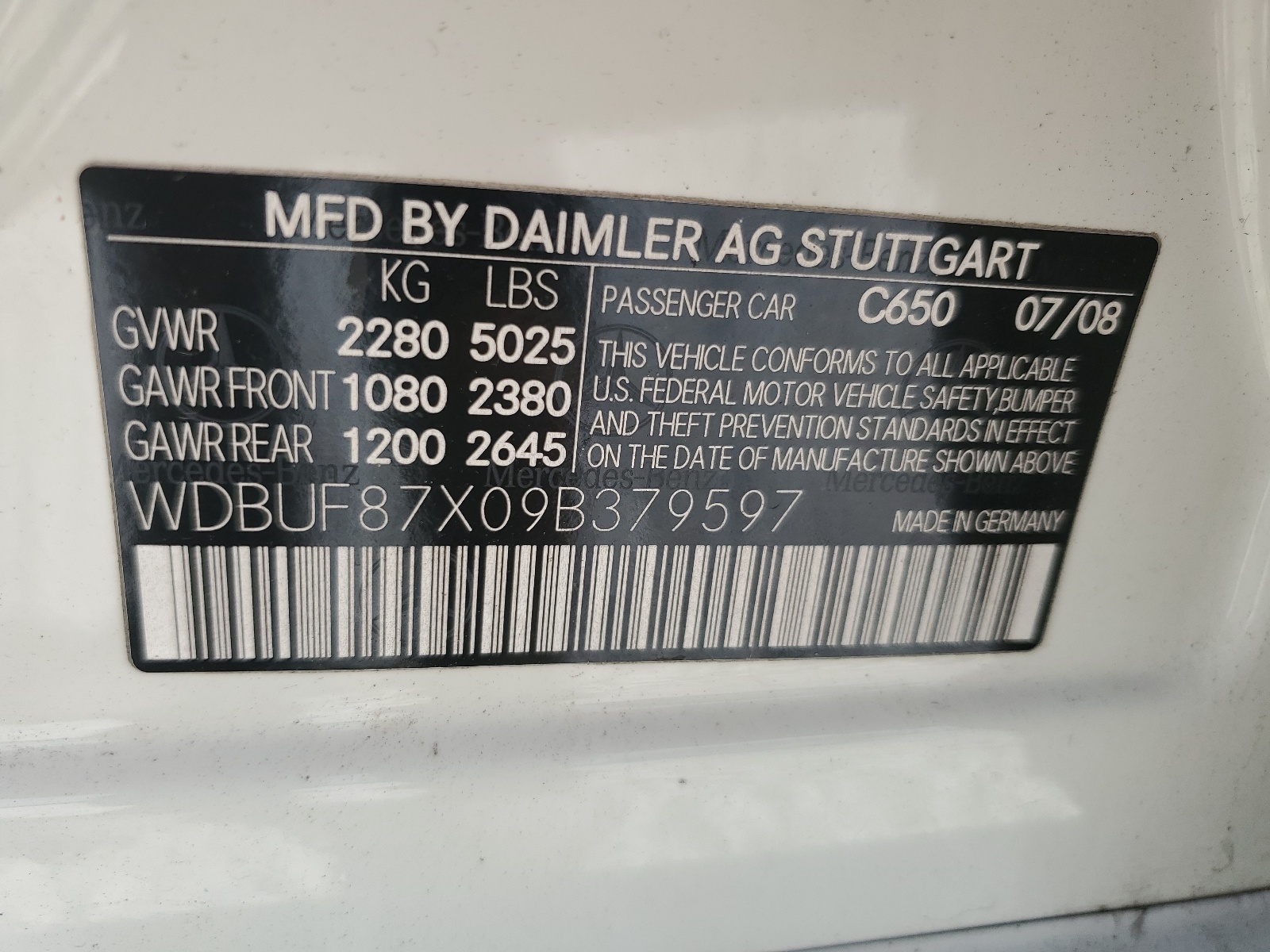 WDBUF87X09B379597 2009 Mercedes-Benz E 350 4Matic