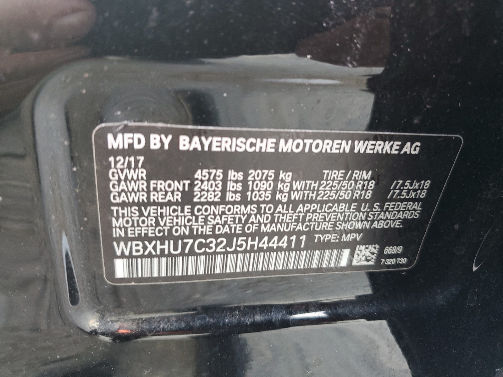 WBXHU7C32J5H44411 2018 BMW X1 Sdrive28I