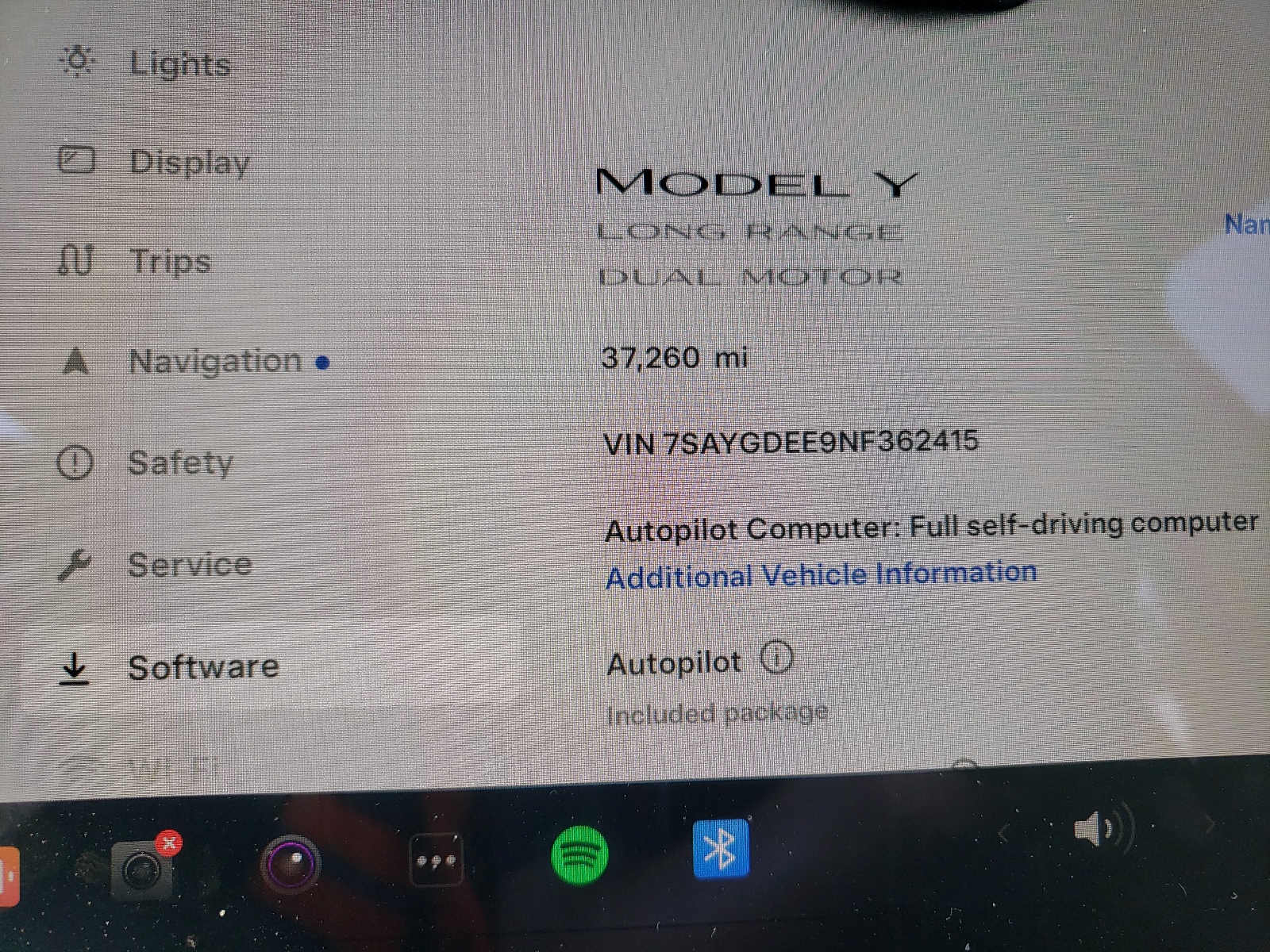 7SAYGDEE9NF362415 2022 Tesla Model Y