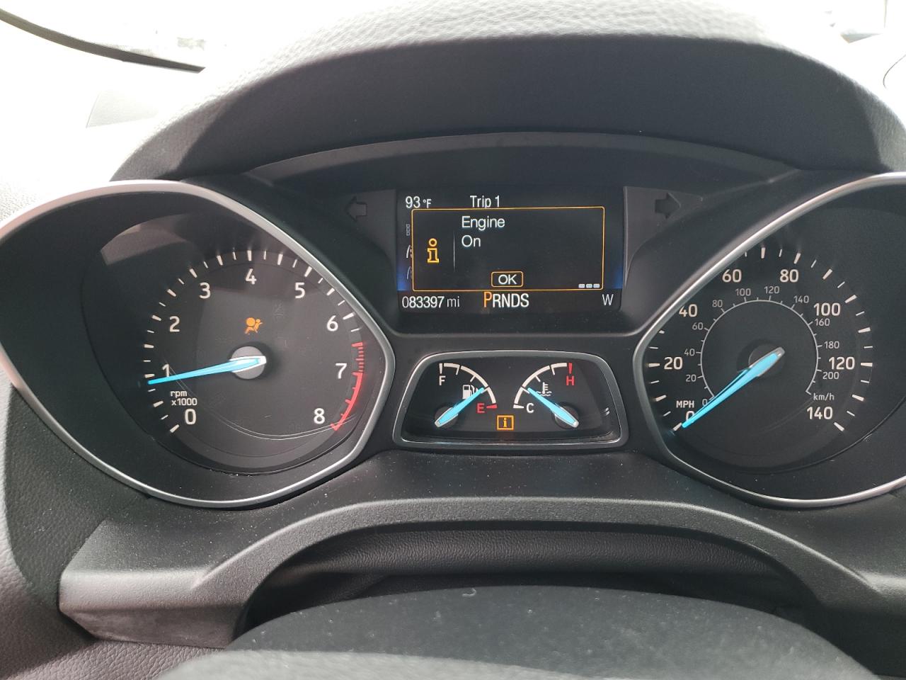 2017 Ford Escape S VIN: 1FMCU0F75HUD19223 Lot: 63667094