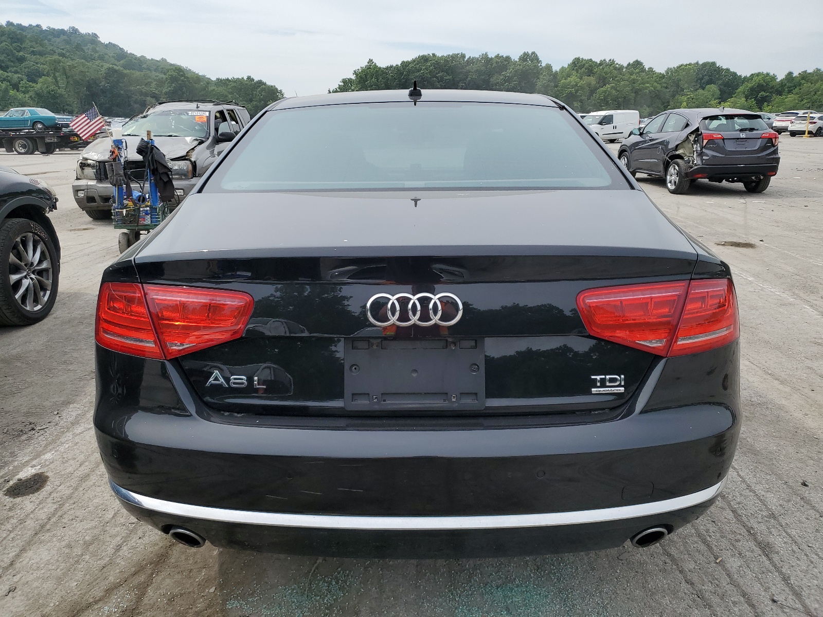 WAURMAFD1EN001435 2014 Audi A8 L Tdi Quattro