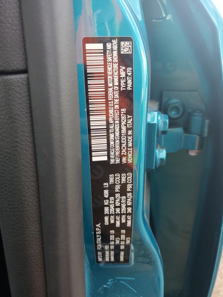 2021 Jeep Renegade Limited VIN: ZACNJDD18MPN28718 Lot: 62462914