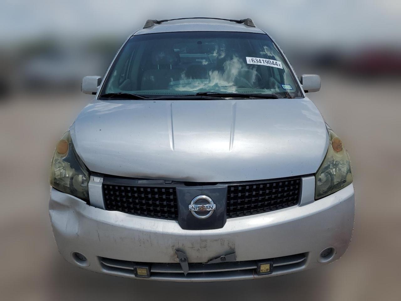 2006 Nissan Quest S VIN: 5N1BV28U86N125882 Lot: 63419044