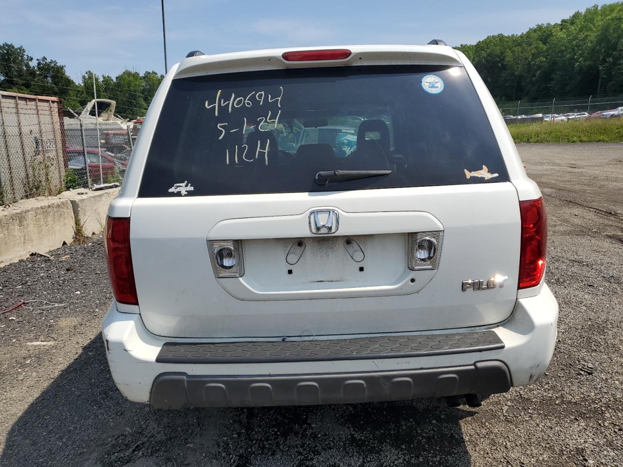 2003 Honda Pilot Exl VIN: 2HKYF18723H618369 Lot: 64835474
