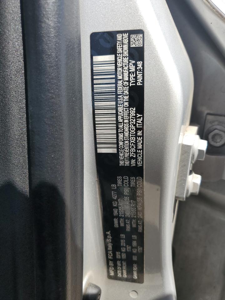 2016 Fiat 500X Easy VIN: ZFBCFXBT0GP327992 Lot: 63713844