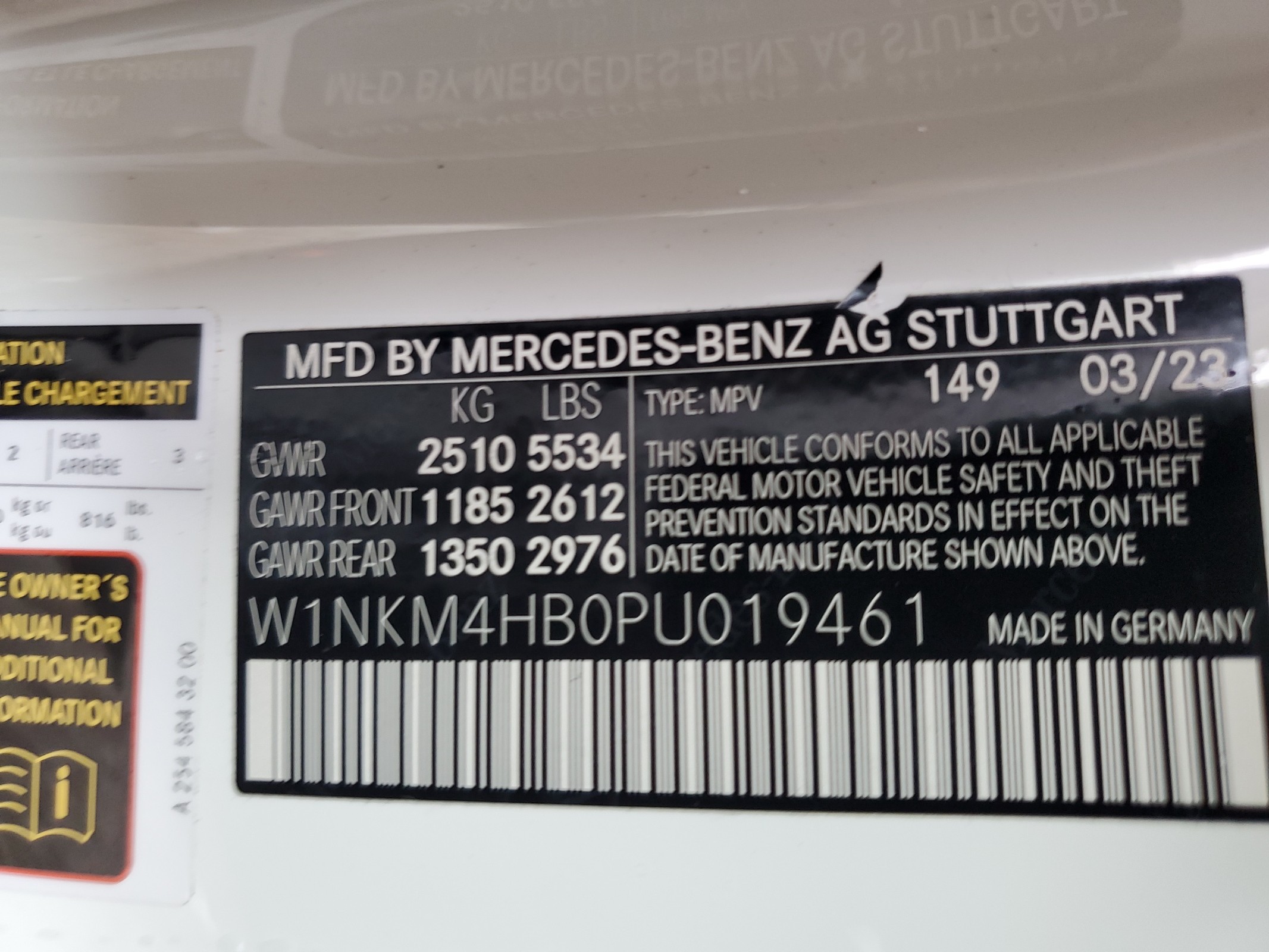 W1NKM4HB0PU019461 2023 Mercedes-Benz Glc 300 4Matic